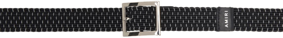 Opasok AMIRI AMIRI Braided Skater Belt Čierna | AMACBL1001, 0