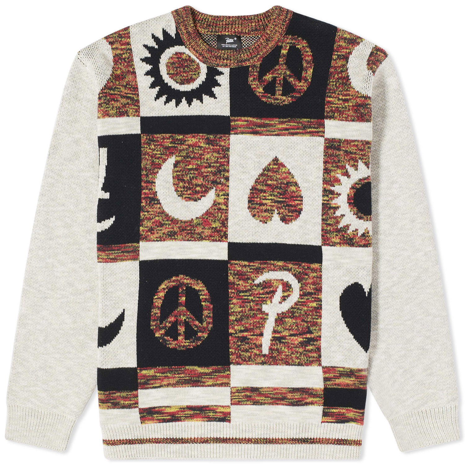Sveter Patta Jacquard Crayon Knit Hnedá | POC-AW23-CY-JQRD-KLS-001, 0