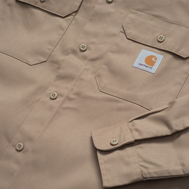 Košeľa Carhartt WIP L/S Master Shirt "Leather" Béžová | I027579_8Y_XX, 7