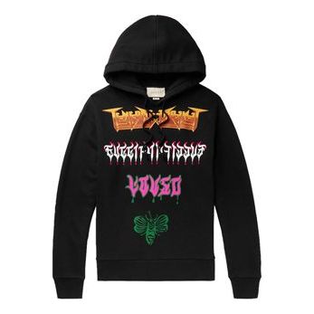 Mikina Gucci Gucci Printing Cotton Hoodie Čierna | 475374-XJAKM-1082