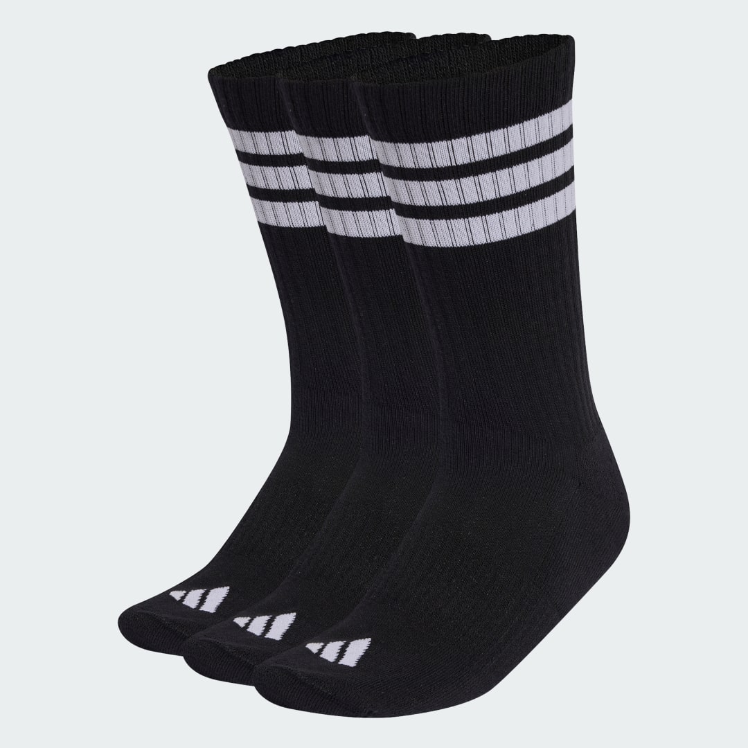 Ponožky adidas Performance 3-STRIPES CUSHIONED SPORTSWEAR CREW Socks 3 Pairs Čierna | KC9641, 0