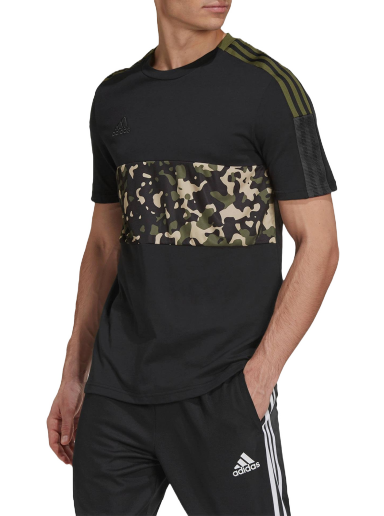 Tričko adidas Performance T-shirt TIRO Graphic Čierna | gu8189