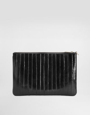 Kabelka Dolce & Gabbana Dolce & Gabbana Eel Skin Wristlet Clutch Čierna | BP3294A8M2480999, 2