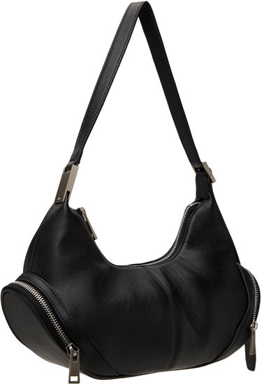 Taška cez rameno OSOI Leather Shoulder Bag With Side Pockets Čierna | 24FWB03013001, 1