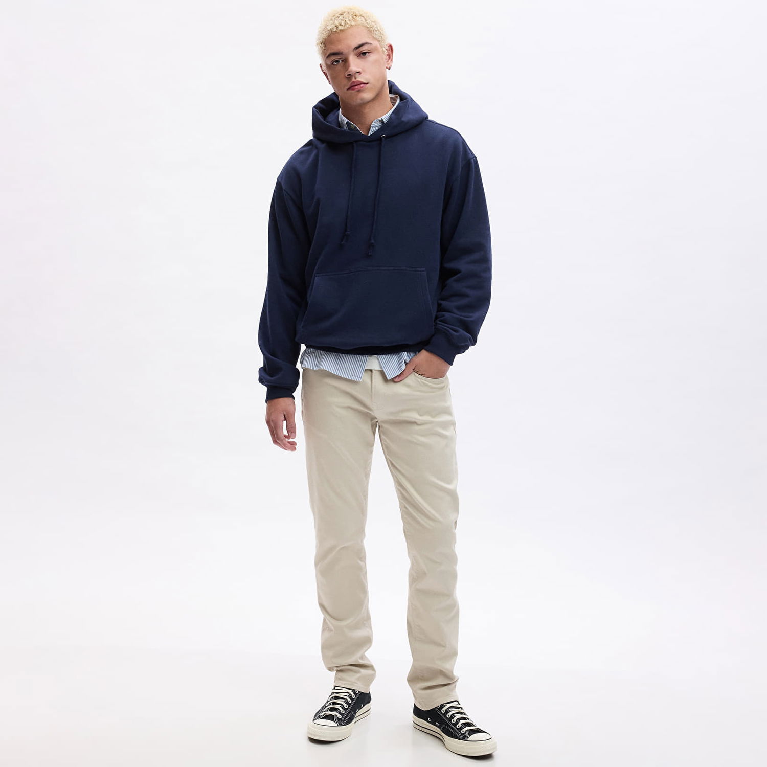 Nohavice GAP Denim Pants Slim Fresh Praline Béžová | 876543-02, 0