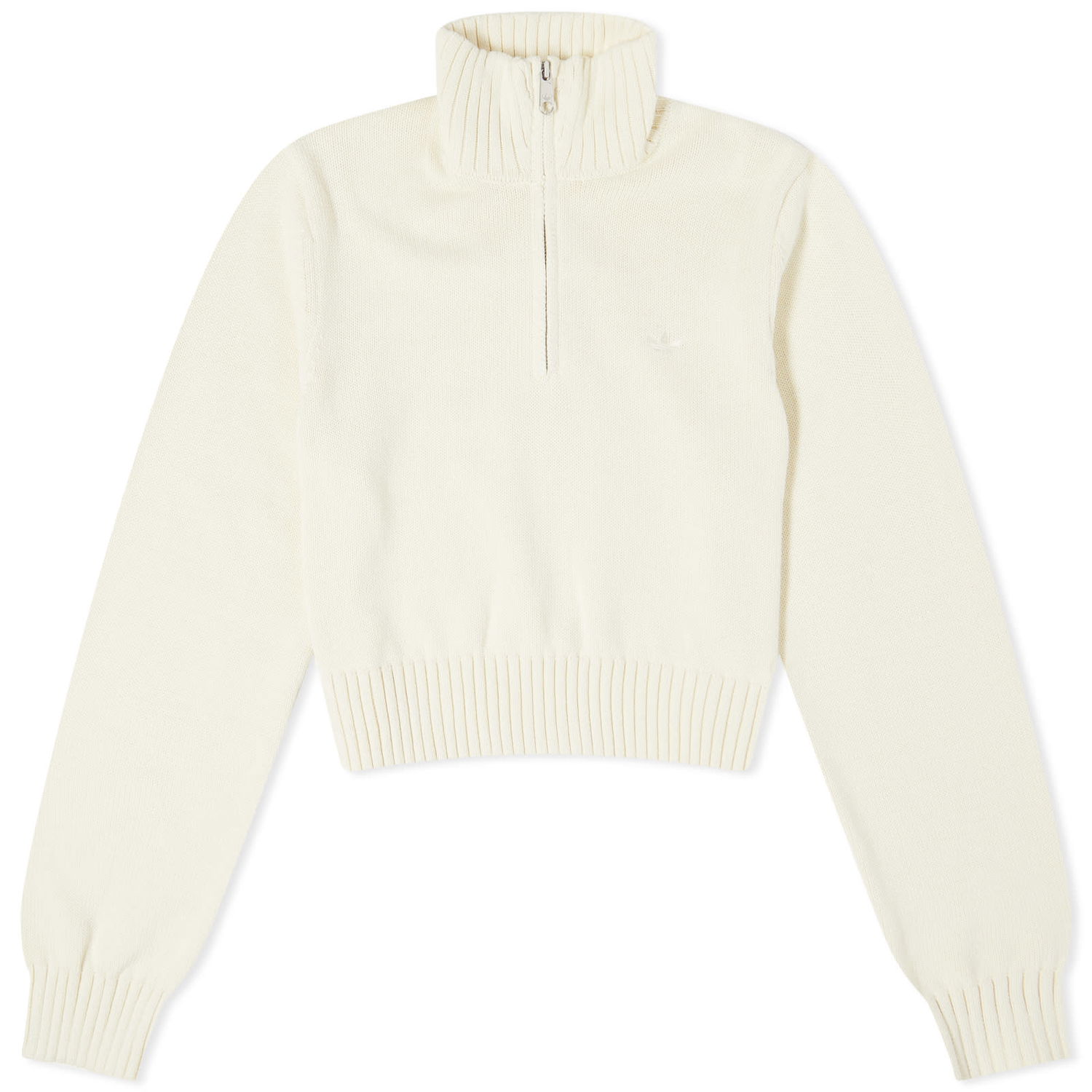 Bunda adidas Originals Knit Half Zip Wonder Biela | II8043, 0