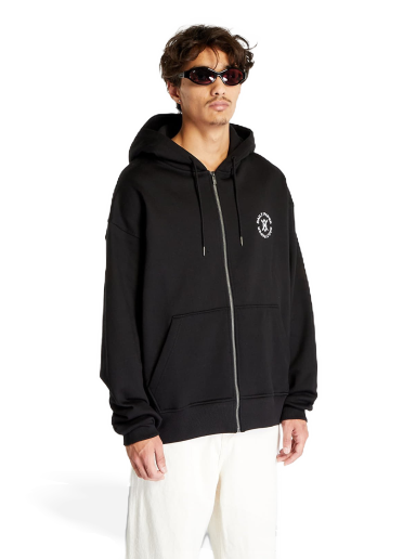 Mikina DAILY PAPER Ezar Zip Hoodie Black Čierna | 2322035