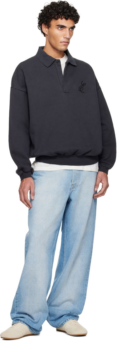 Polo tričko Fear of God ESSENTIALS Holiday Embroidered Classic Polo Čierna | 192HO252042F, 3