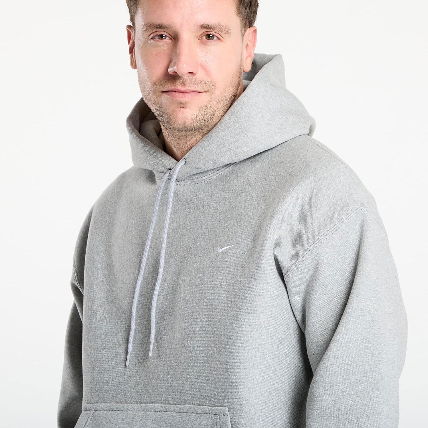 Mikina Nike Solo Swoosh Pullover Hoodie Šedá | HV1082-063, 1