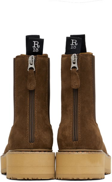 Oblečenie R13 R13 Single Stack Chelsea Boots Hnedá | R13S0240-07, 1