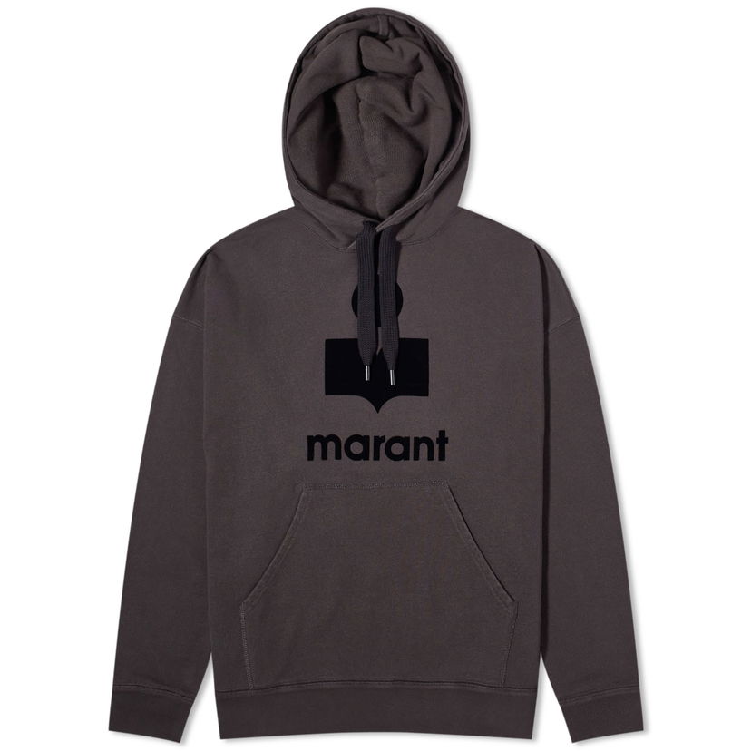 Mikina ISABEL MARANT Miley Logo Hoodie Čierna | 24PSW0027HA-B1M18H-02FK