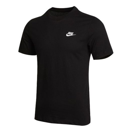 Tričko Nike Embroidered Short Sleeve T-Shirt Čierna | AR4999-013, 0