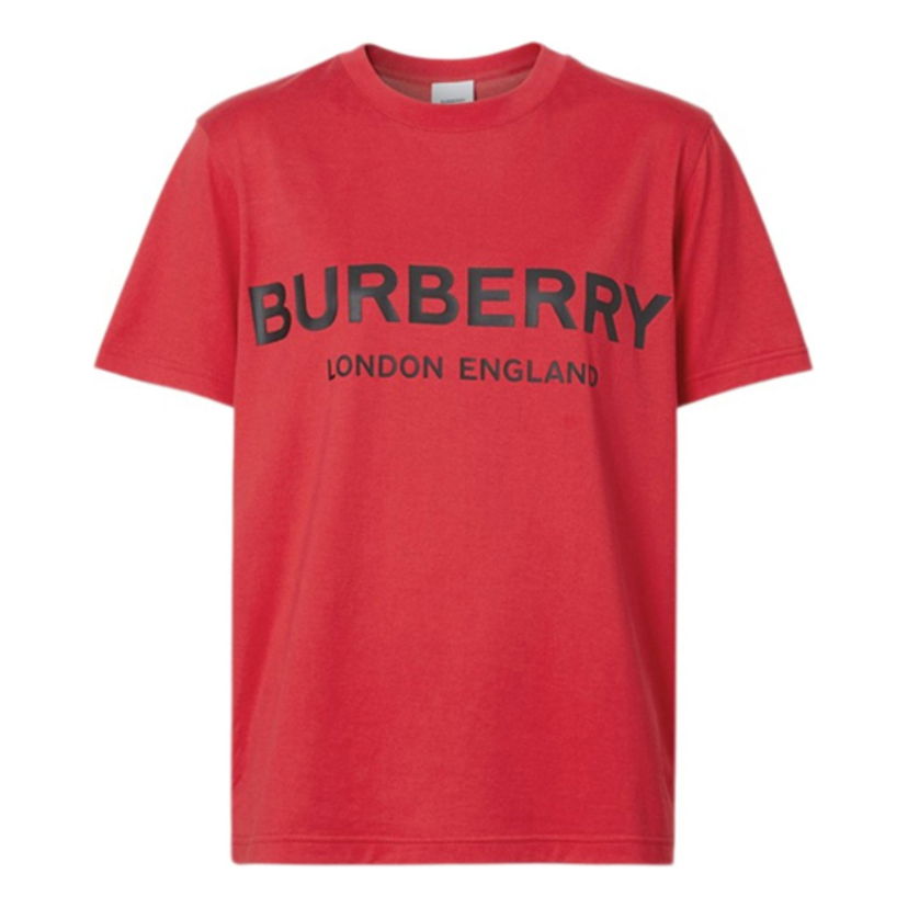 Tričko Burberry Logo Print Cotton T-Shirt Červená | 8021272