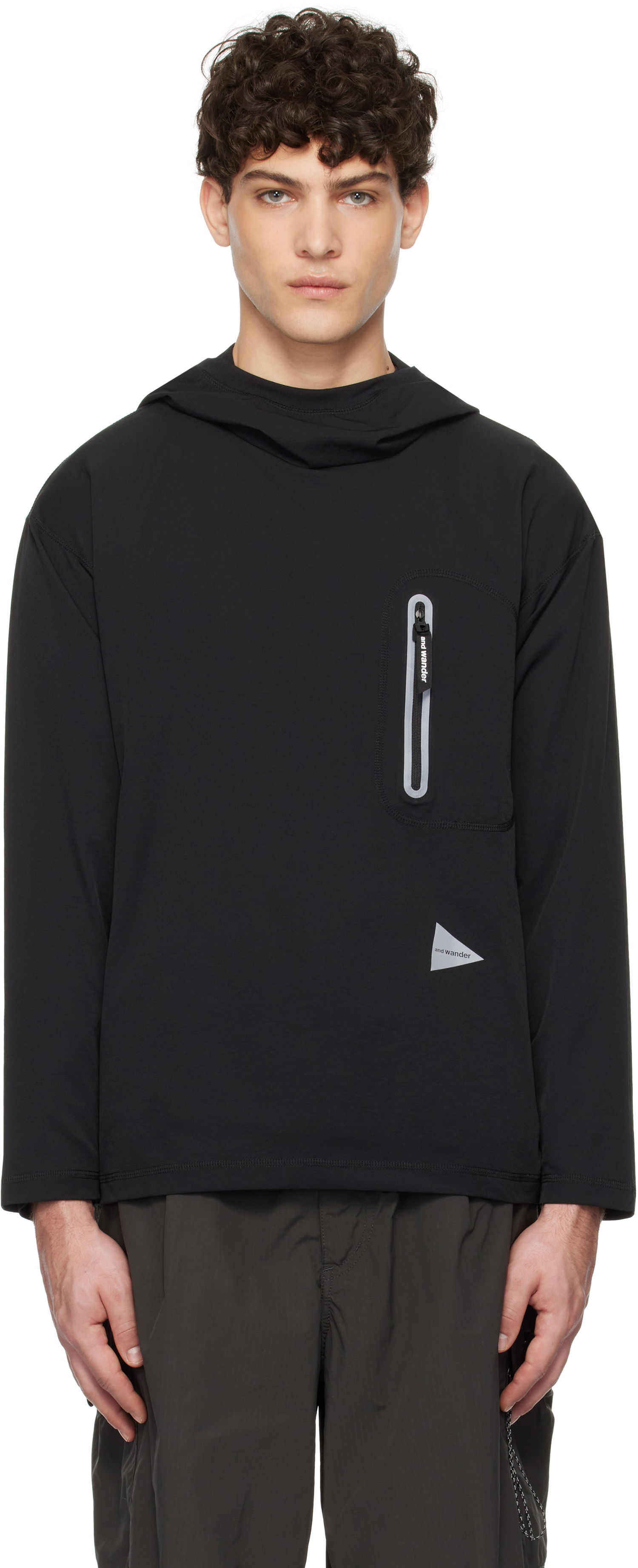 Mikina and wander Hybrid Warm Pocket Hoodie Čierna | 5744284164, 0