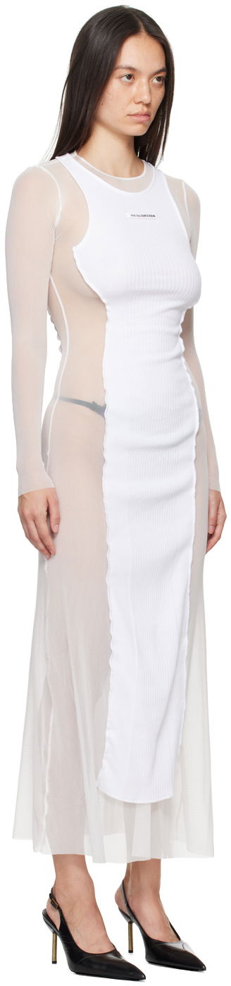 Šaty Jean Paul Gaultier Gaultier 'The Long Petit Grand' Maxi Dress Biela | 24/30-F-RO191B-T001-0101, 1