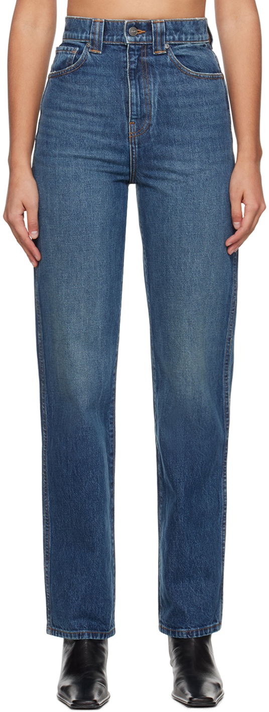 Džínsy Khaite Indigo 'The Albi' Jeans Navy | 1122908099, 0