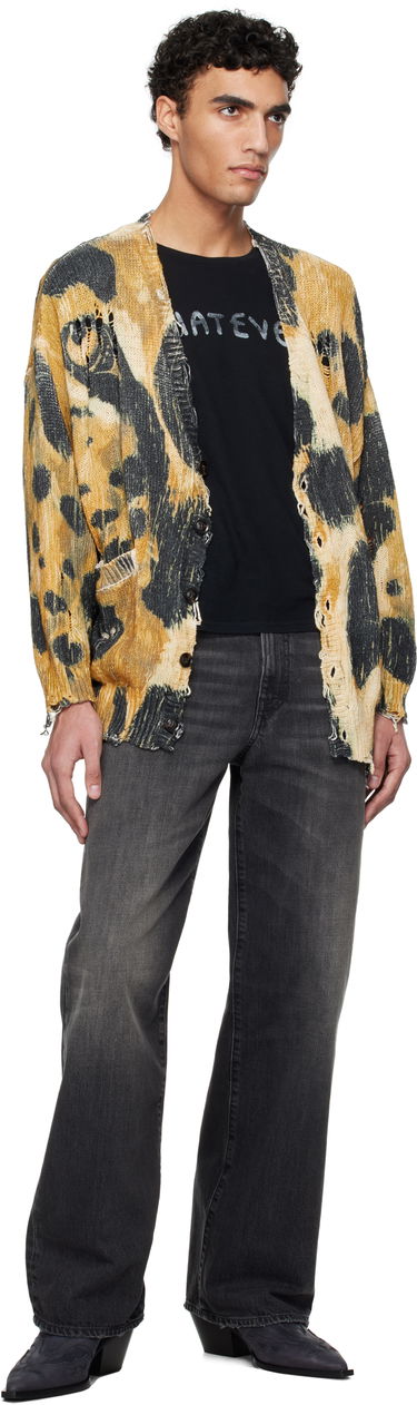 Sveter R13 R13 Printed Oversized Cardigan Žltá | R13WY198-Y191B, 3