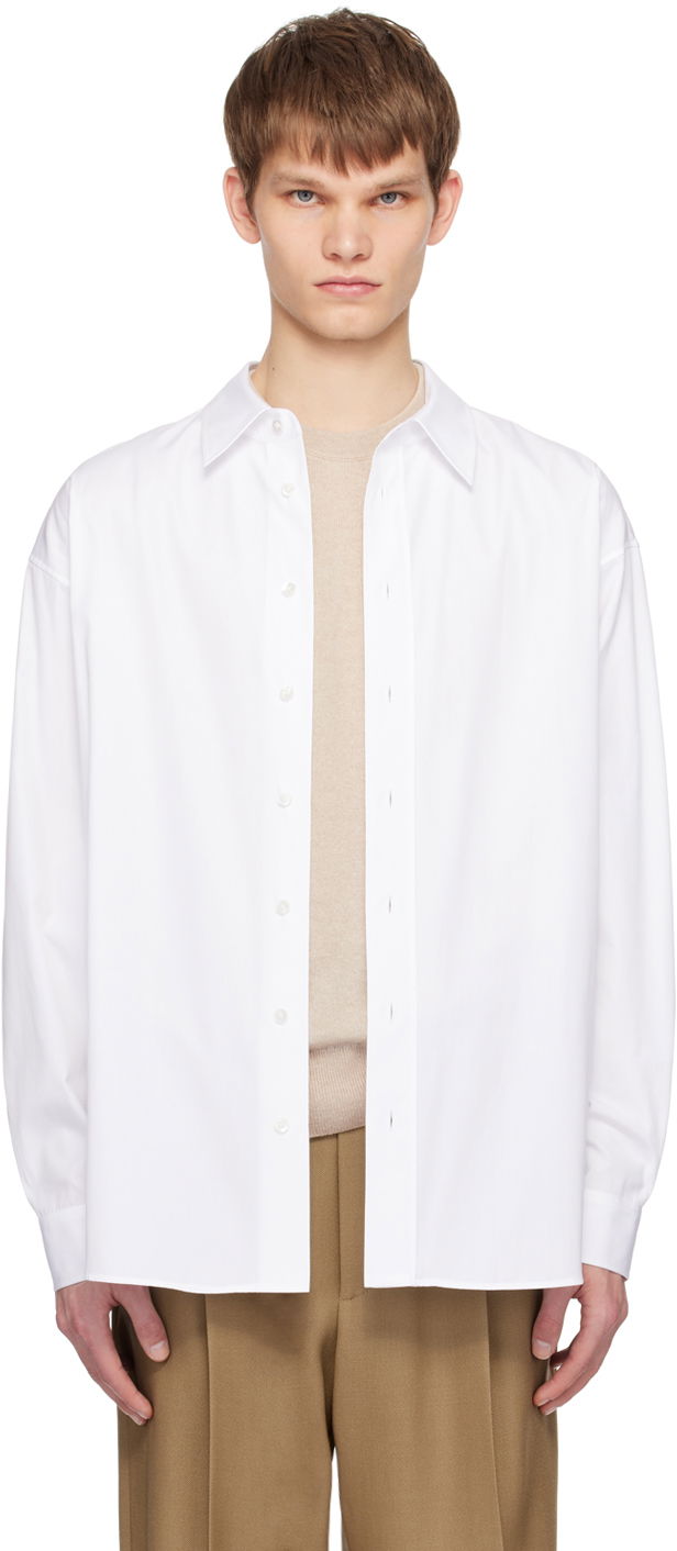 Košeľa The Row Classic Fit Shirt Biela | 636-W2068, 0