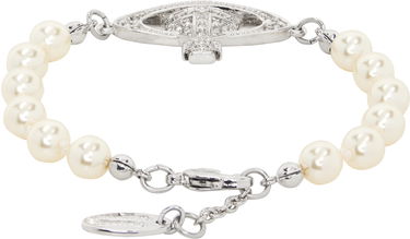 Náramok Vivienne Westwood Vivienne Westwood Mini Bas Relief Pearl Bracelet Metalická | 61030001-02P131-CN, 1