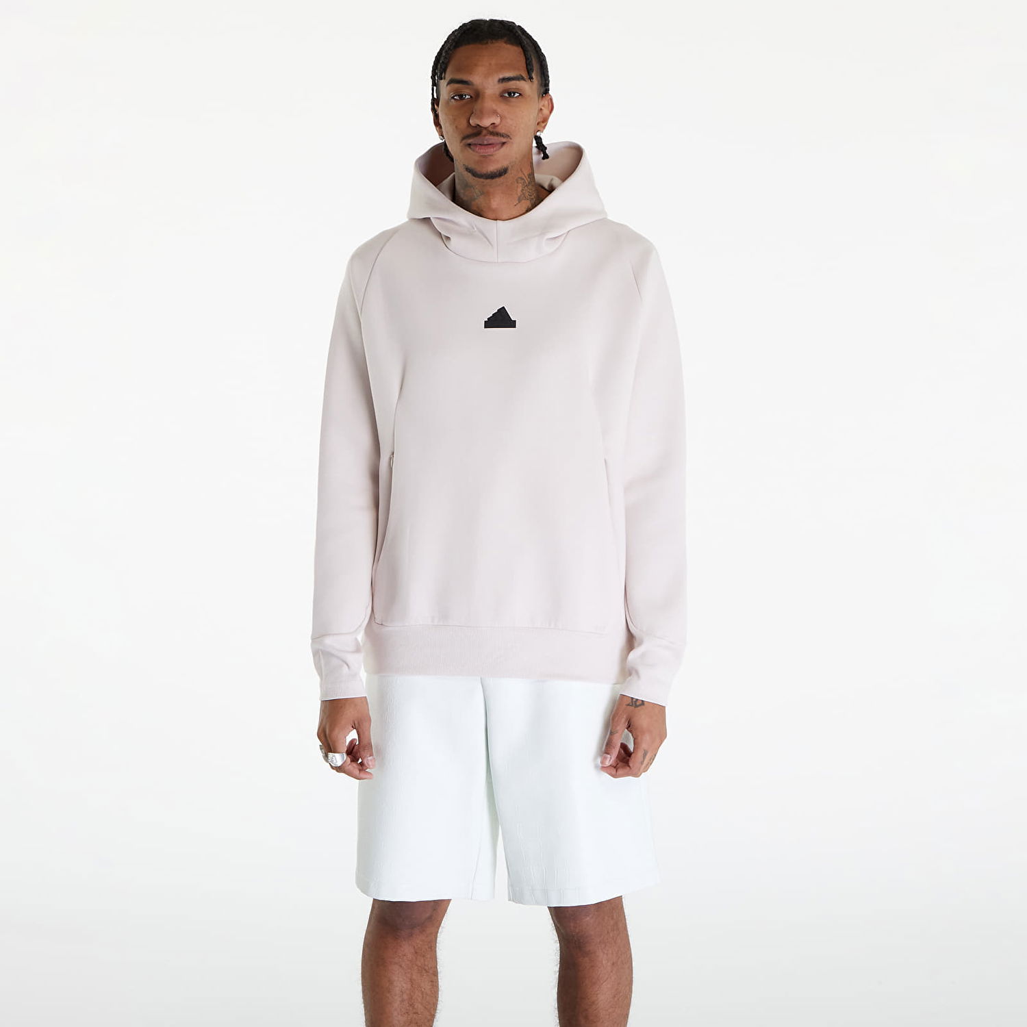 Mikina adidas Originals Z.N.E. Premium Hoodie Putmau Biela | IR5211, 0