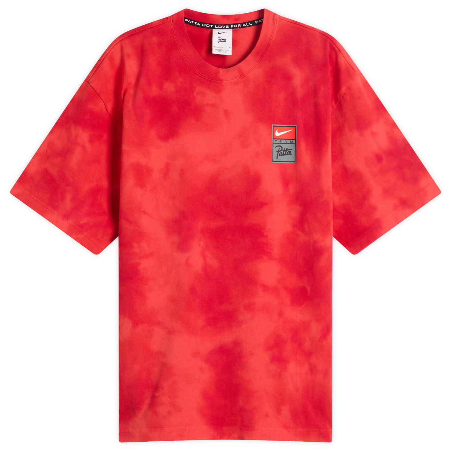 Tričko Nike Patta GX Tie-Dye T-Shirt, Size Large Červená | HQ3907-612, 0