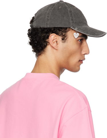 Šiltovka Acne Studios Acne Studios Twill Pendant Cap Šedá | C40397-, 4