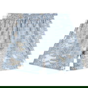 Amiri Bleach Bandana Shorts, Size Large