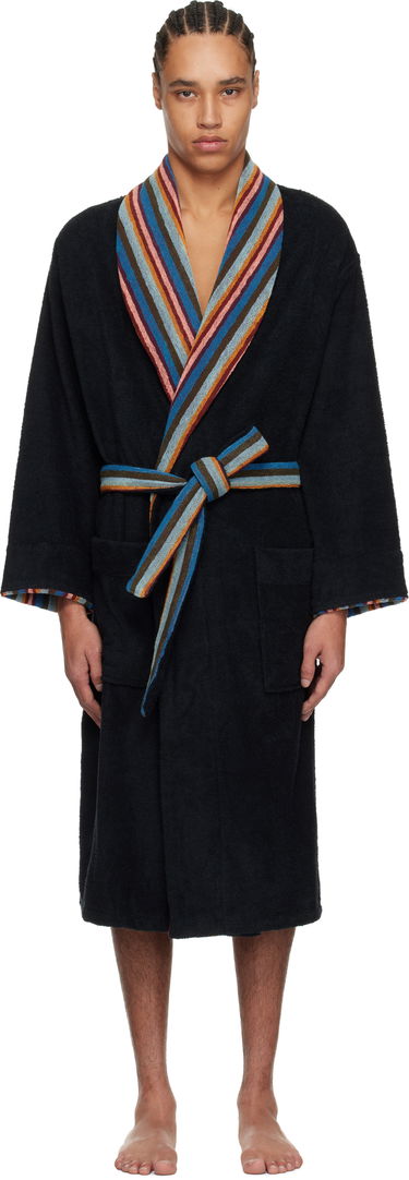 Pyžamo Paul Smith Paul Smith Artist Stripe Terry Robe Čierna | M1A-207G-HV351-79, 0
