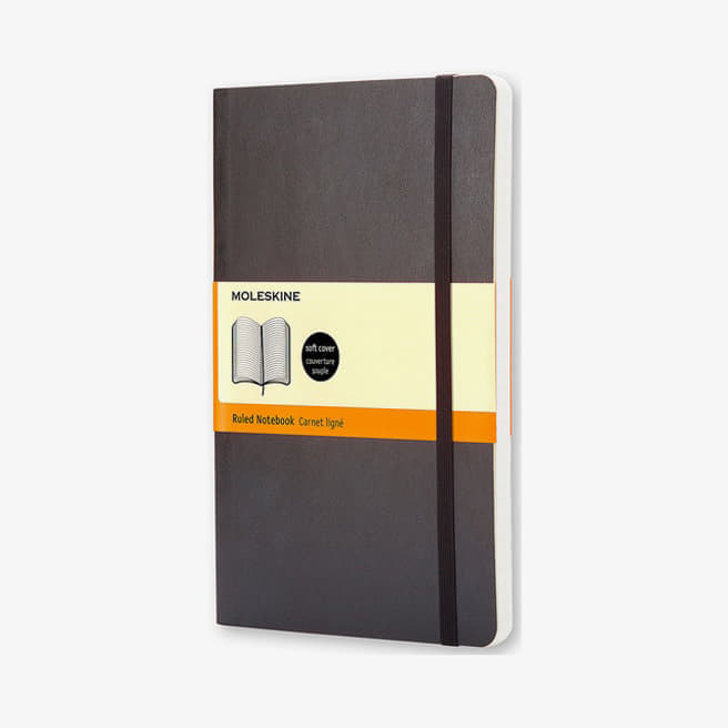 Large Ruled Soft Cover Notebook