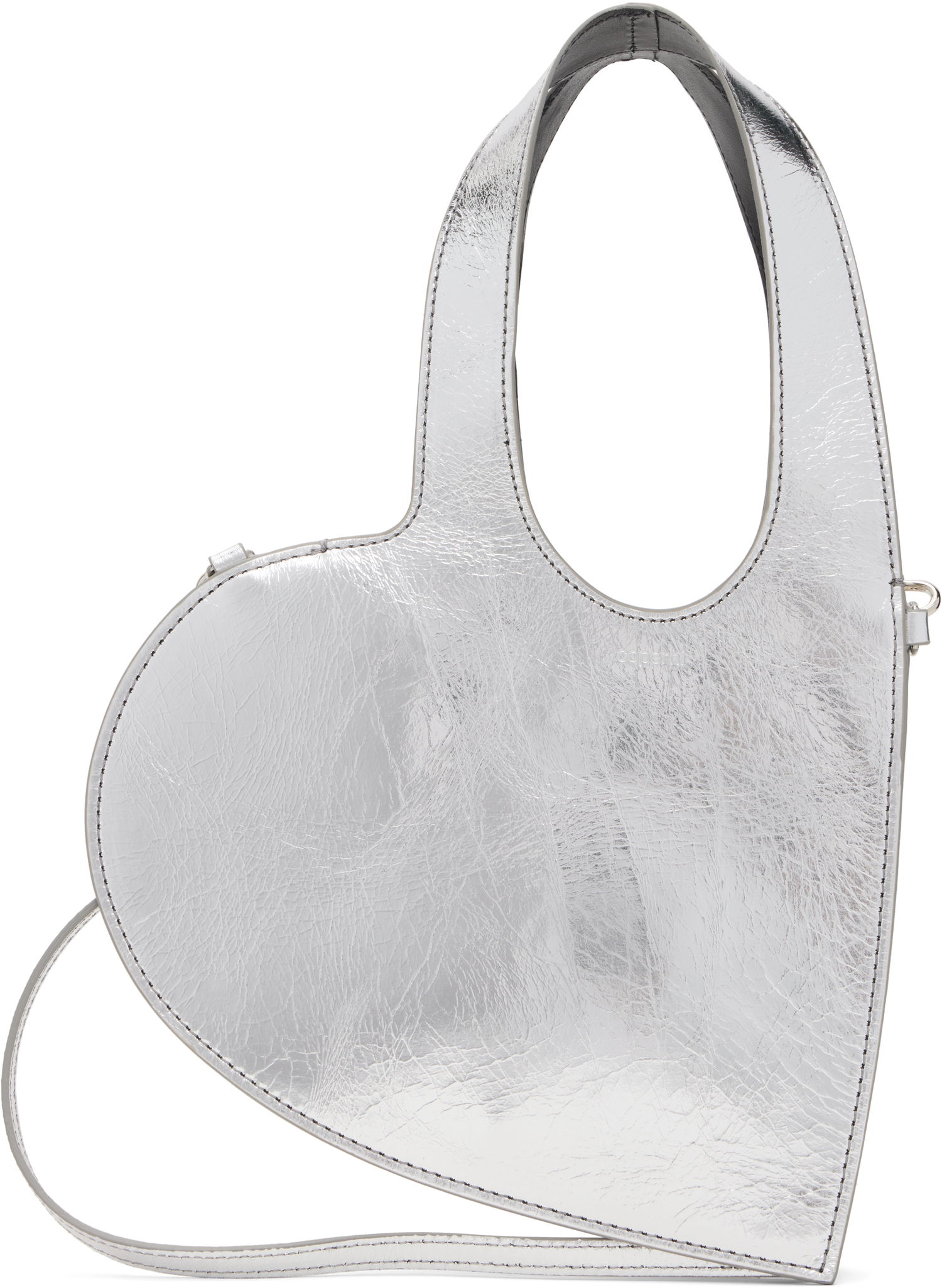 Tote bag Coperni Coperni Mini Heart Tote Bag Metalická | COPBA93F6051, 0