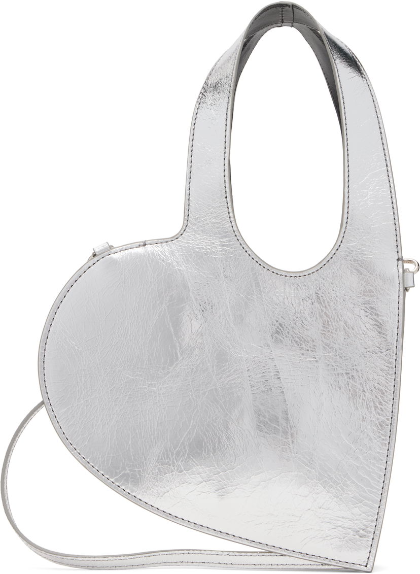 Tote bag Coperni Coperni Mini Heart Tote Bag Metalická | COPBA93F6051