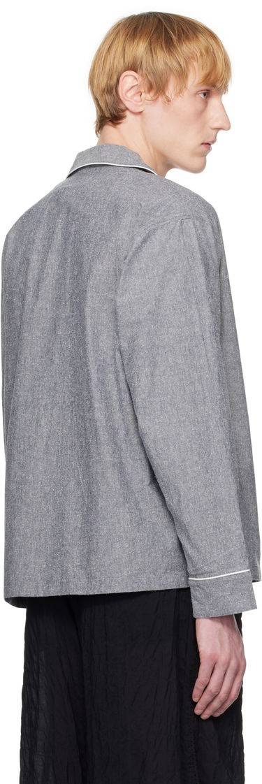 Košeľa Neighborhood Neighborhood Long Sleeve Pajama Shirt Šedá | 251TSNH-SHM10, 2
