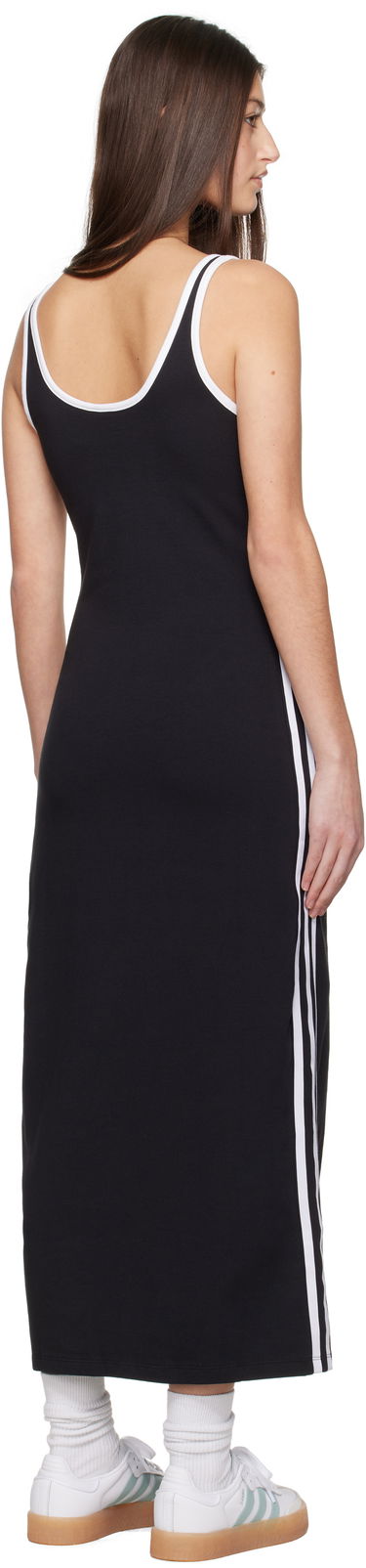 Šaty adidas Performance 3-Stripes Tank Maxi Dress Čierna | JD4619, 2
