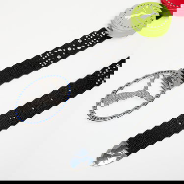 Opasok Puma Leather Belt With Multicolor Pouches Čierna | 05478601, 3