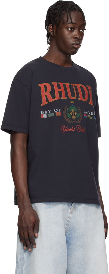 Tričko Rhude Rhude 'Bay Of Angels Yacht' T-Shirt Navy | RHPS25TT01012, 1