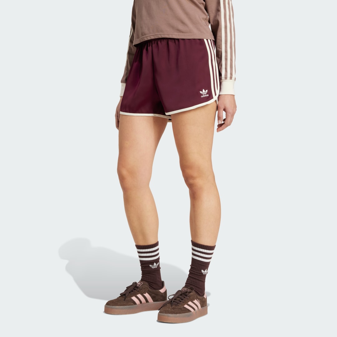 Šortky adidas Performance Adicolor 3-Stripes Sprinter Shorts Vínová | KA7738, 0