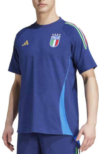 Tričko adidas Originals T-Shirt Italy Tiro 24 Competition Modrá | iq2176, 3
