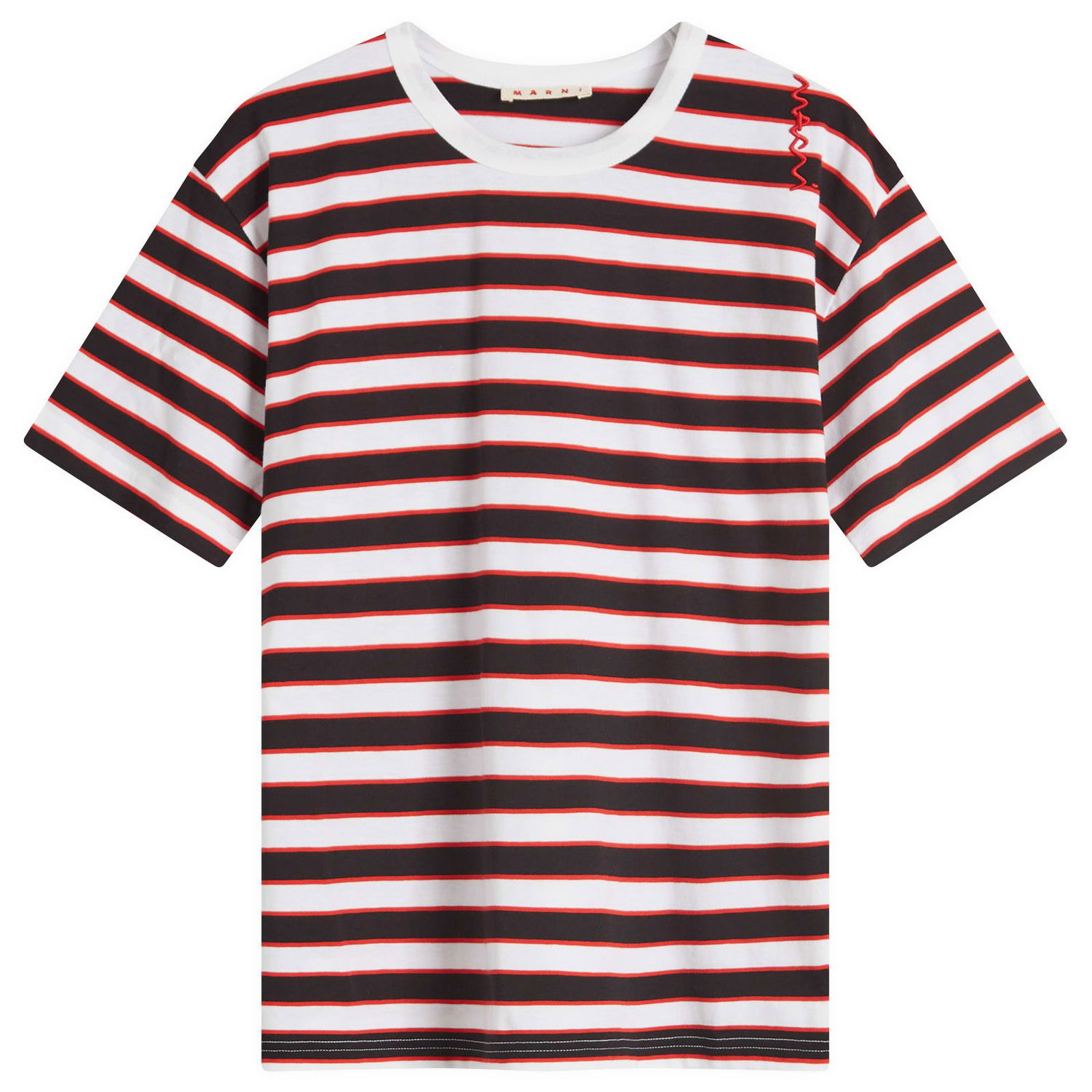 Tričko Marni Marni Striped T-Shirt Rôznofarebný | HUMU0327S0-UTC450-STN99, 0