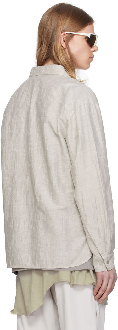 Košeľa Post Archive Faction (PAF) PAF 8.0 Right Zip-Up Shirt Šedá | 8.0 TSR-IV, 2
