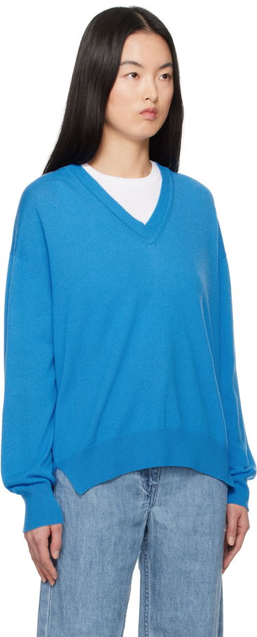 Sveter &Daughter &Daughter Tahra Cashmere V-Neck Sweater Čierna | CH04632, 4