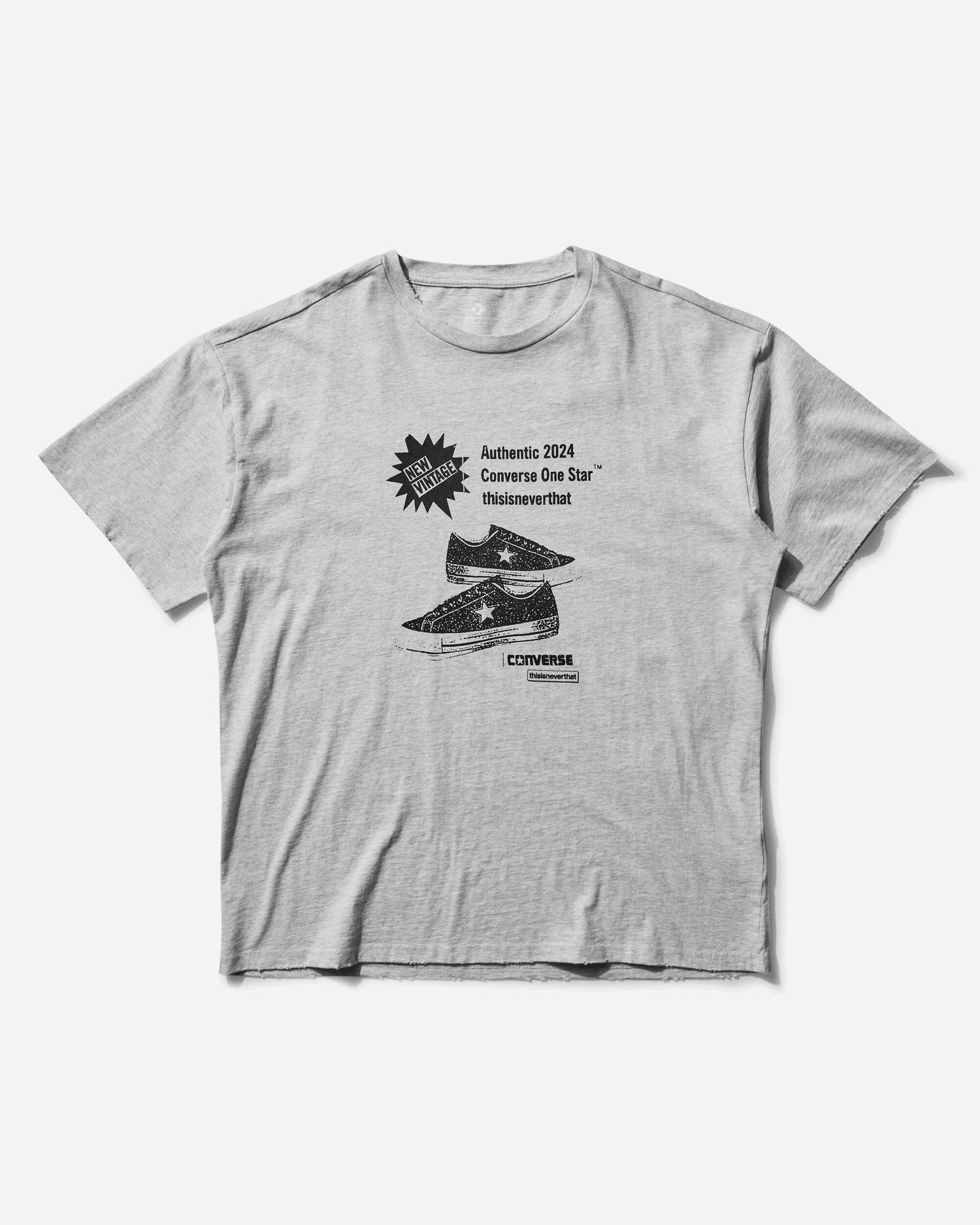 Tričko Converse Light Retro Graphic T-Shirt Šedá | 10027834-A01, 1