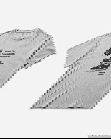 Tričko Converse Light Retro Graphic T-Shirt Šedá | 10027834-A01, 1