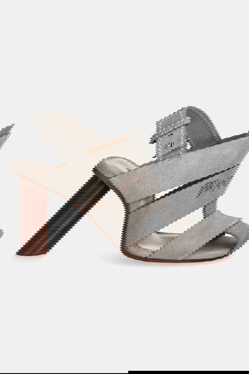 Tenisky a topánky JW Anderson JW Anderson Suede Heeled Sandals Šedá | SN0097.LA0359.929, 1