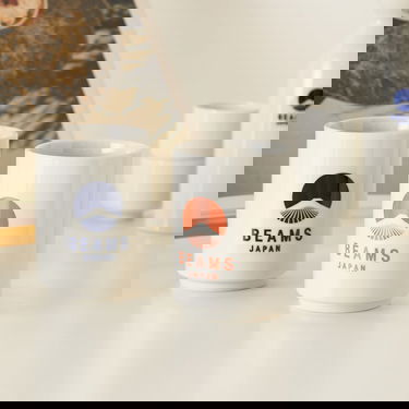 Home decor BEAMS BEAMS JAPAN Logo Ceramic Cup Set Biela | 56710389950, 4