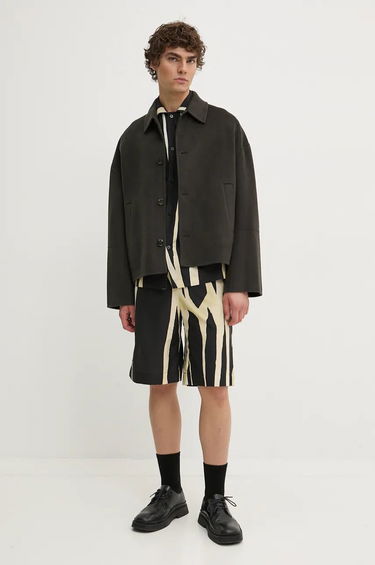 Bunda Nanushka Wool Blend Jacket Čierna | NM24PFJK01097, 1