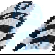 A Bathing Ape Jacquard Multi Logo Stripe Relaxed Fit LS T-Shirt