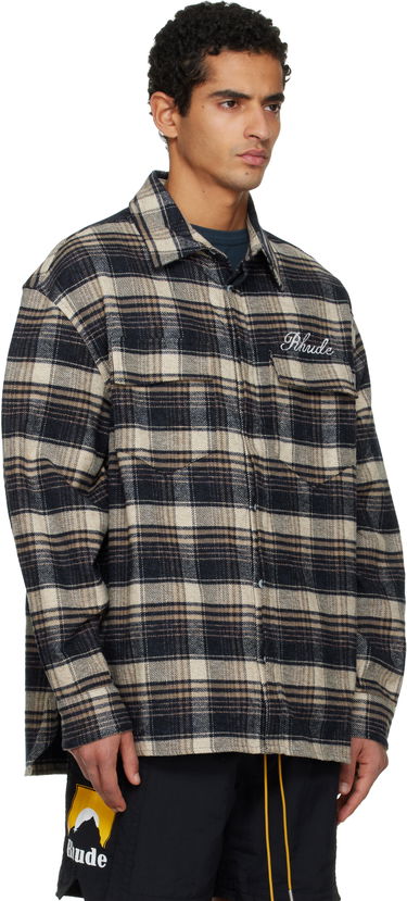 Košeľa Rhude 'Rhude' Script Flannel Shirt Rôznofarebný | RHFW25ST03012, 1