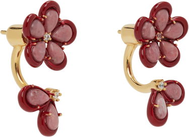 Náušnice Bottega Veneta Bottega Veneta Flower Drop Earrings Červená | 804878 V53E1, 1