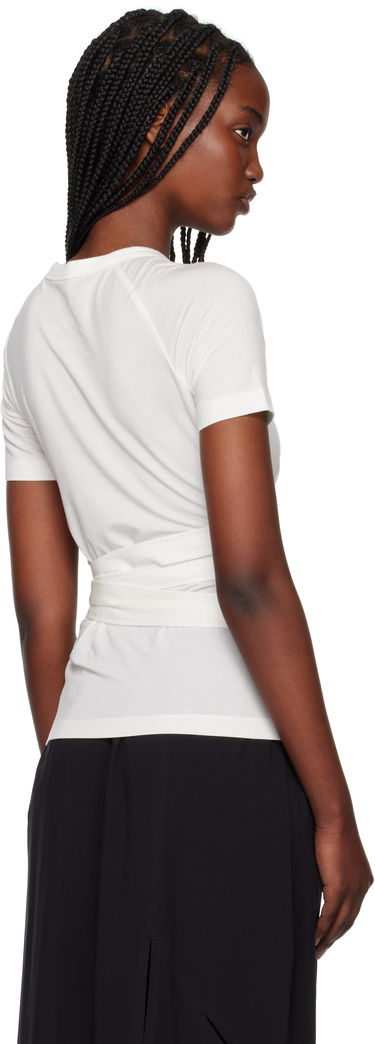 Tričko Y-3 Y-3 Wrap T-Shirt Biela | JM7854, 2