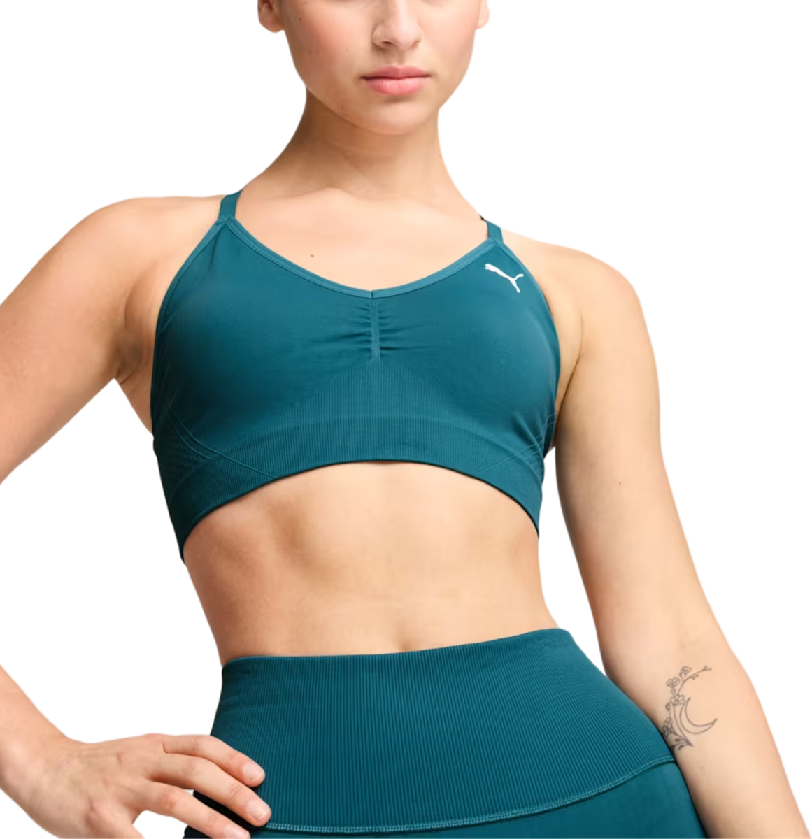 Podprsenka Puma MOVE SHAPELUXE SEAMLESS BRA Tyrkysová | 524362-83, 0